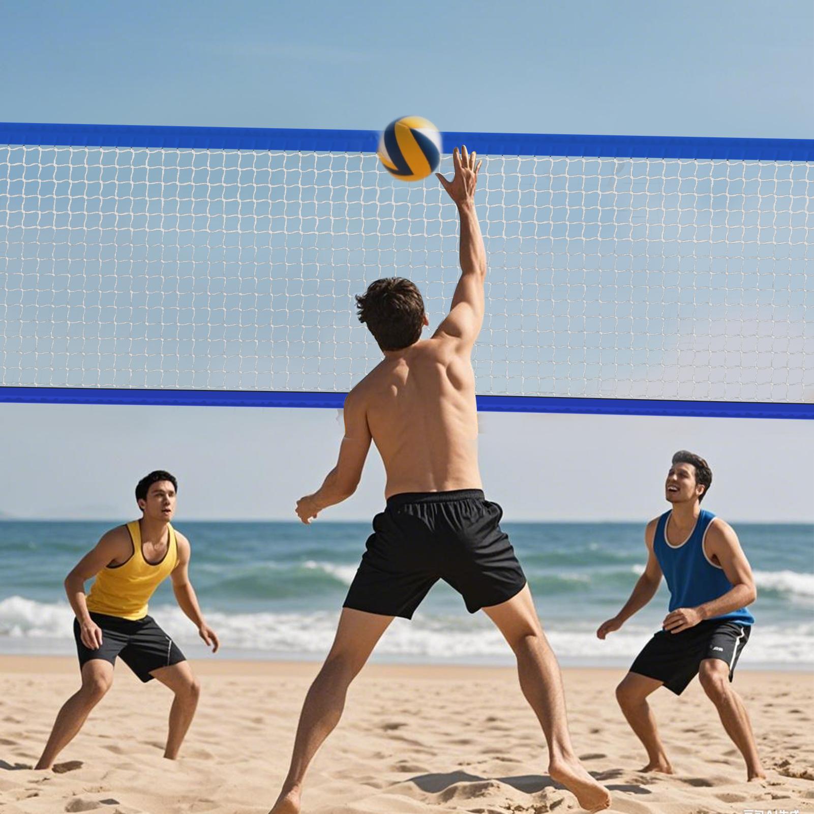 Men'S Volleyball Accessories - 수영장 배구 네트 450x90cm 나일론 휴대용