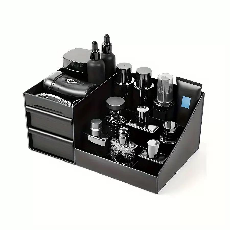 Men'S Accessories Tray - 빈티지 욕실 정리함 화장품 보관함 향수