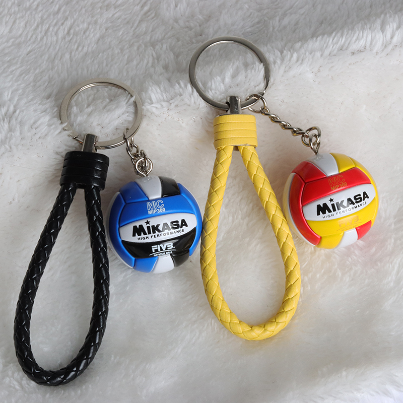Men'S Volleyball Accessories - 1pcs PVC 배구 키 체인 장식품