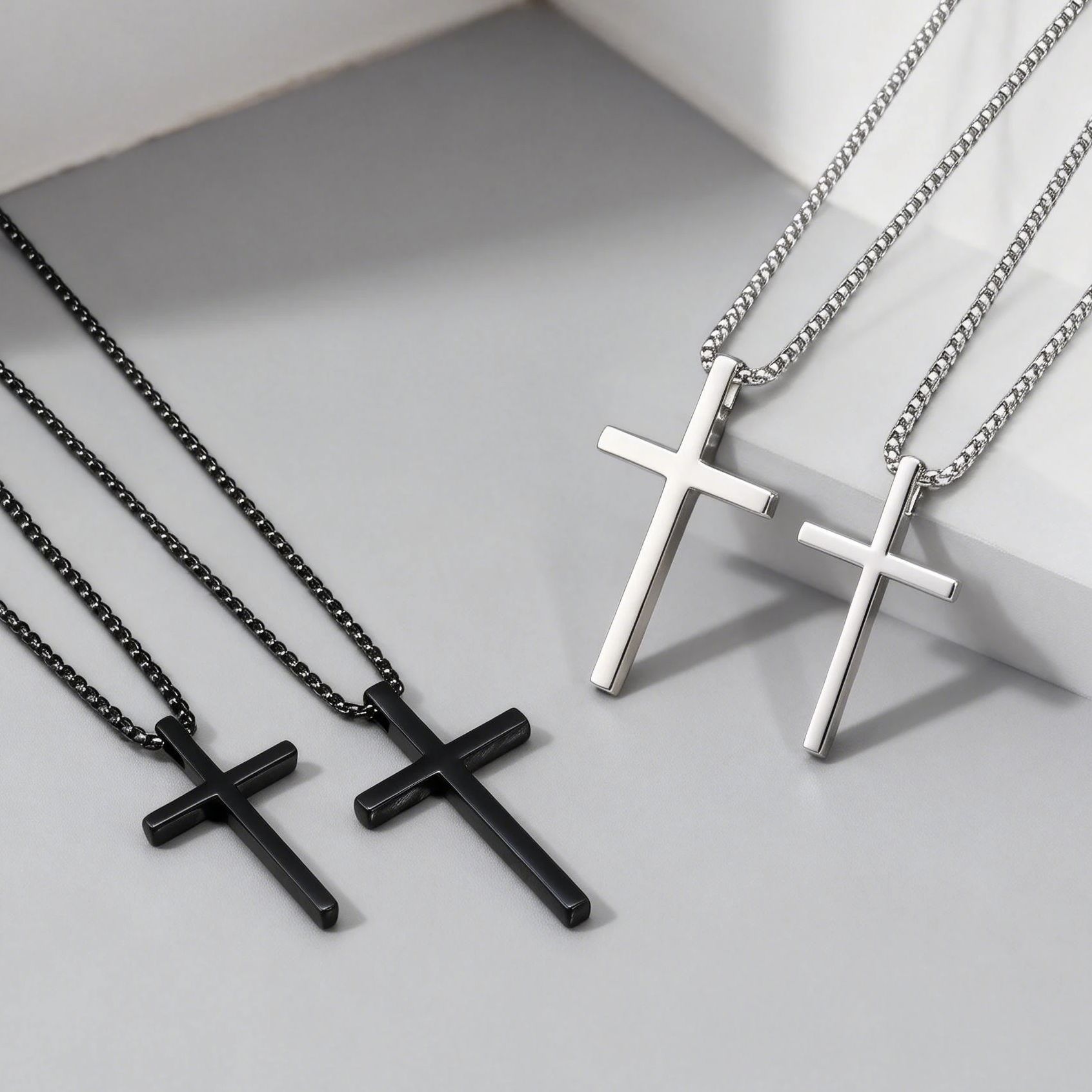 Men Accessories Neck Chain - 트렌디한 기독교 종교 목걸이 (여성 및