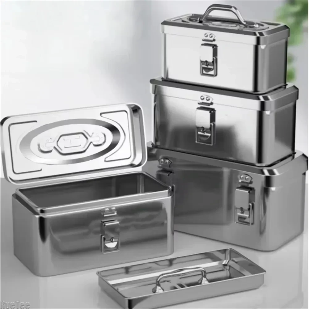 Men'S Accessories Tray - 고품질 두꺼운 스테인리스 스틸 공구 상자,