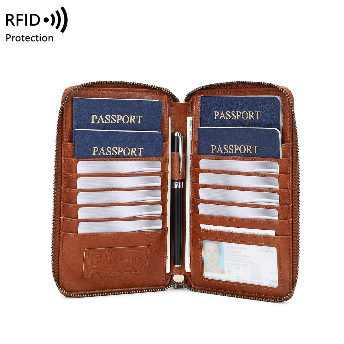 트렌디한 비행기 디자인 RFID 차단 여권 지갑 롱 지 - Passport Wallet Rfid 리뷰 및 가격
