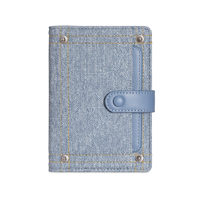 빈티지 여성용 블루 여권 커버 지갑 여행용 신용 카드  - Men'S Accessories Case 리뷰 및 가격