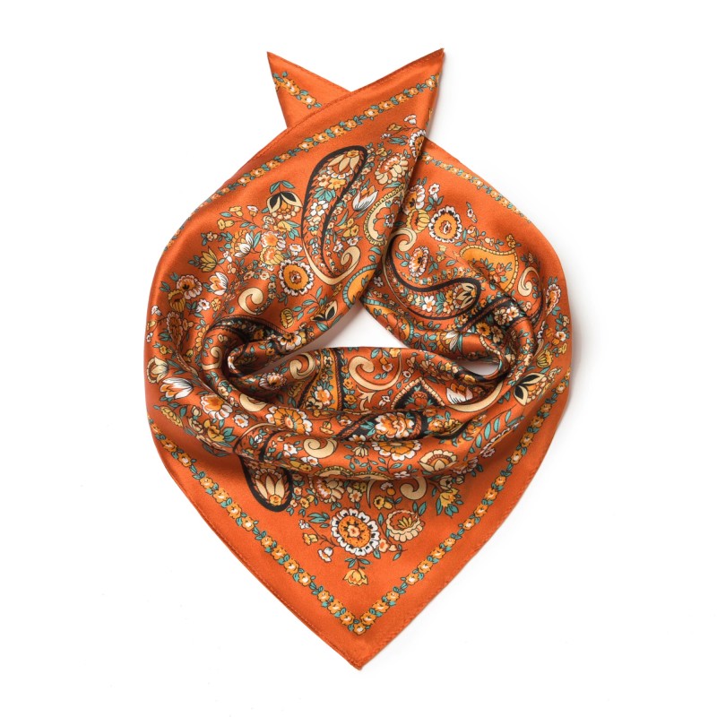 오렌지 아메츠키 레트로 남성용 실크 스카프 세트 페이즐 - Mens Accessories Style 리뷰 및 가격