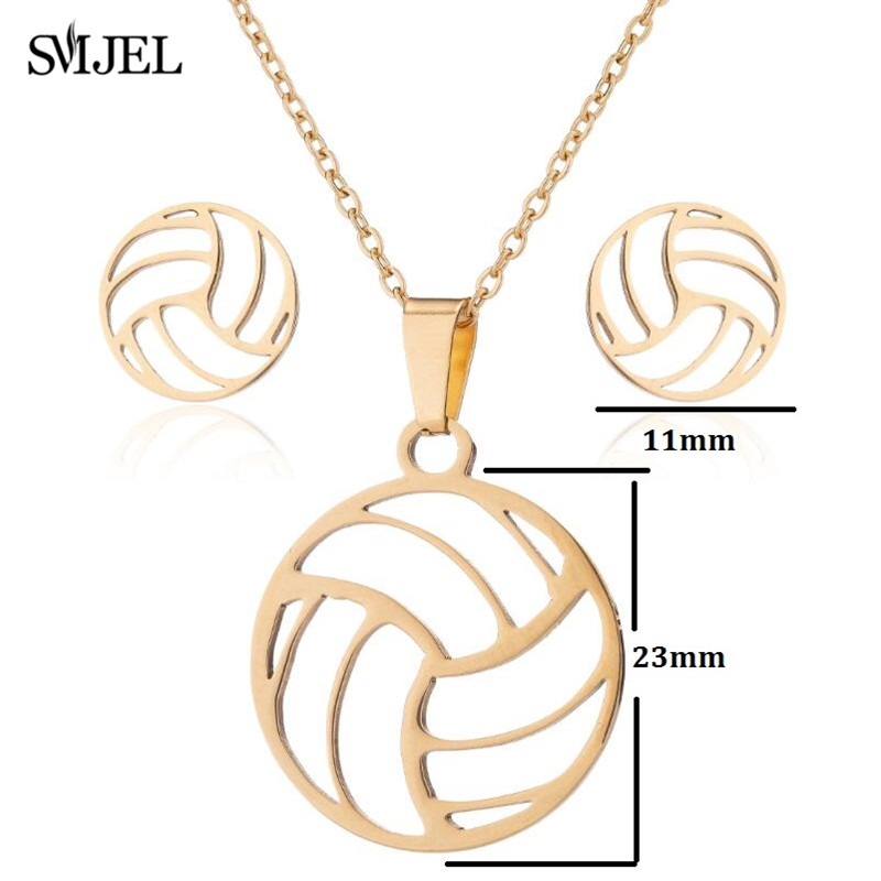 여성을위한 스테인레스 스틸 배구 쥬얼리 세트 미니멀리스 - Men'S Volleyball Accessories 리뷰 및 가격