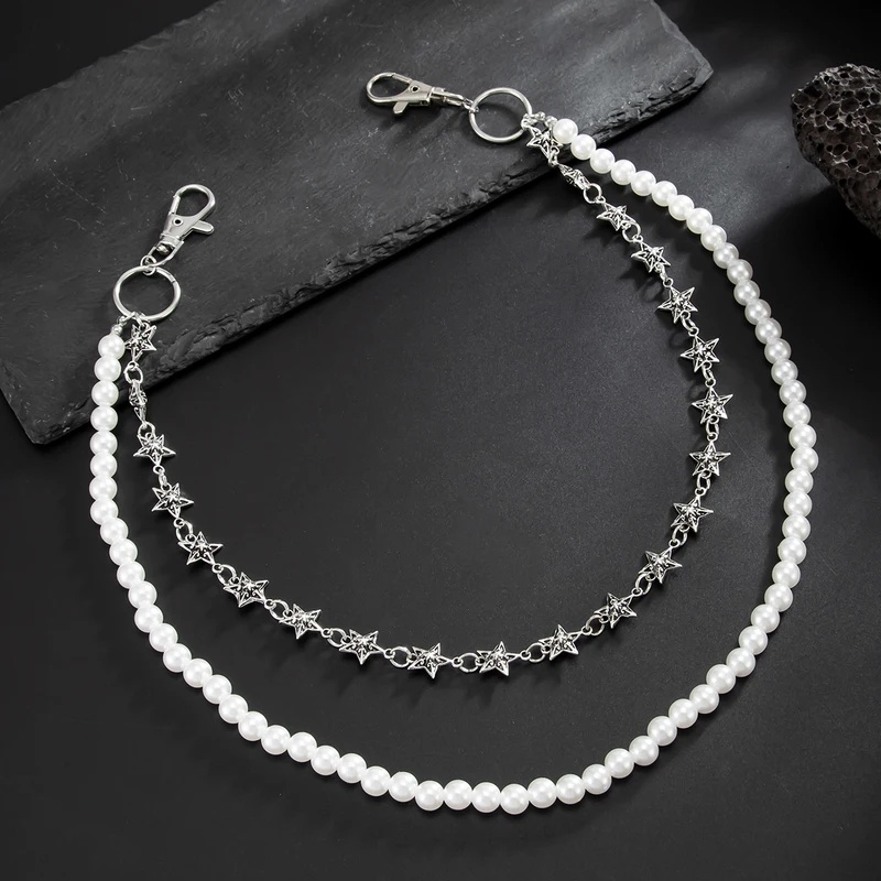 Salircon 빈티지 펑크 메탈 펜타그램 바지 지갑  - Men'S Accessories For Jeans 리뷰 및 가격