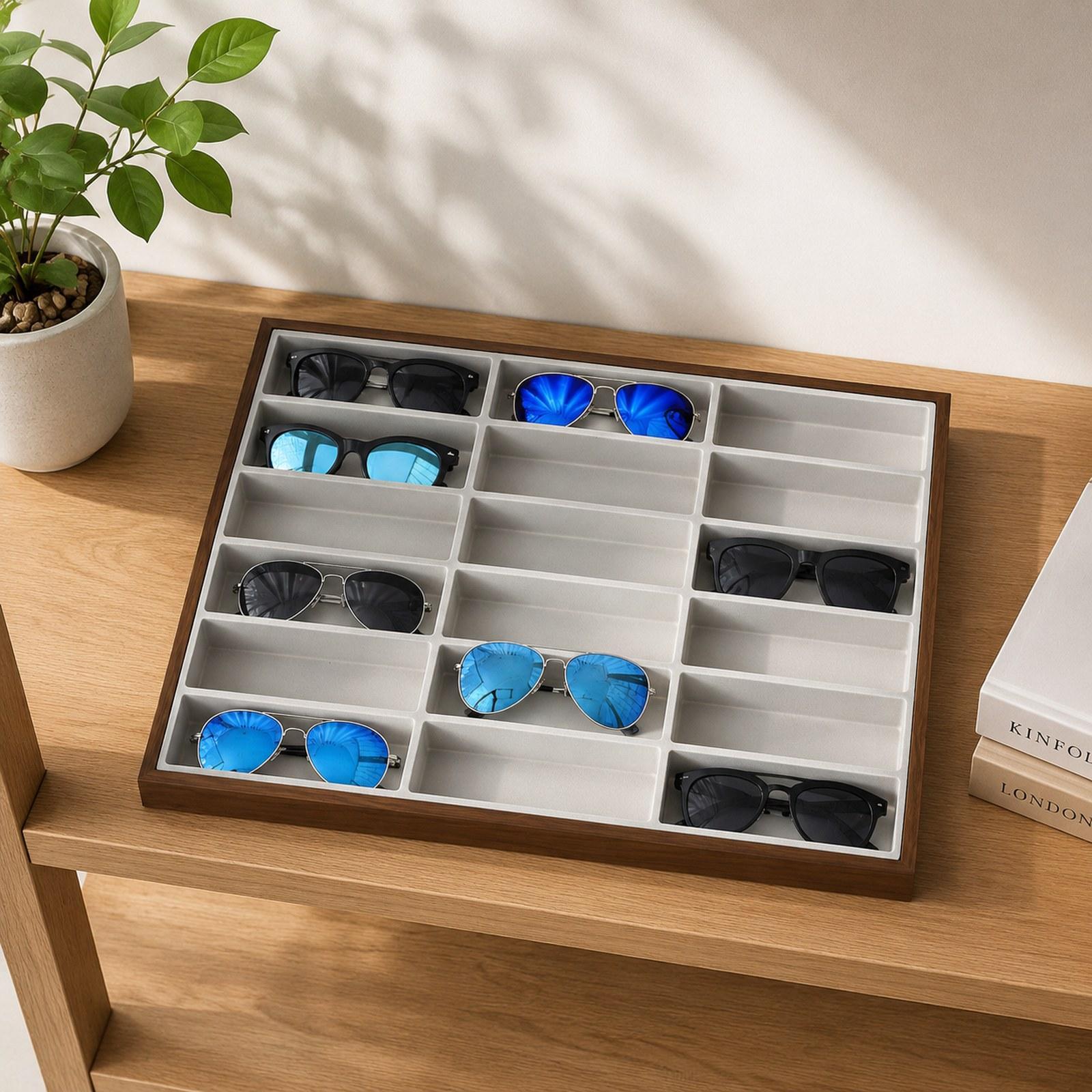 안경 디스플레이 트레이 안경 보관 상자 가벼운 다기능  - Men'S Accessories Tray 리뷰 및 가격