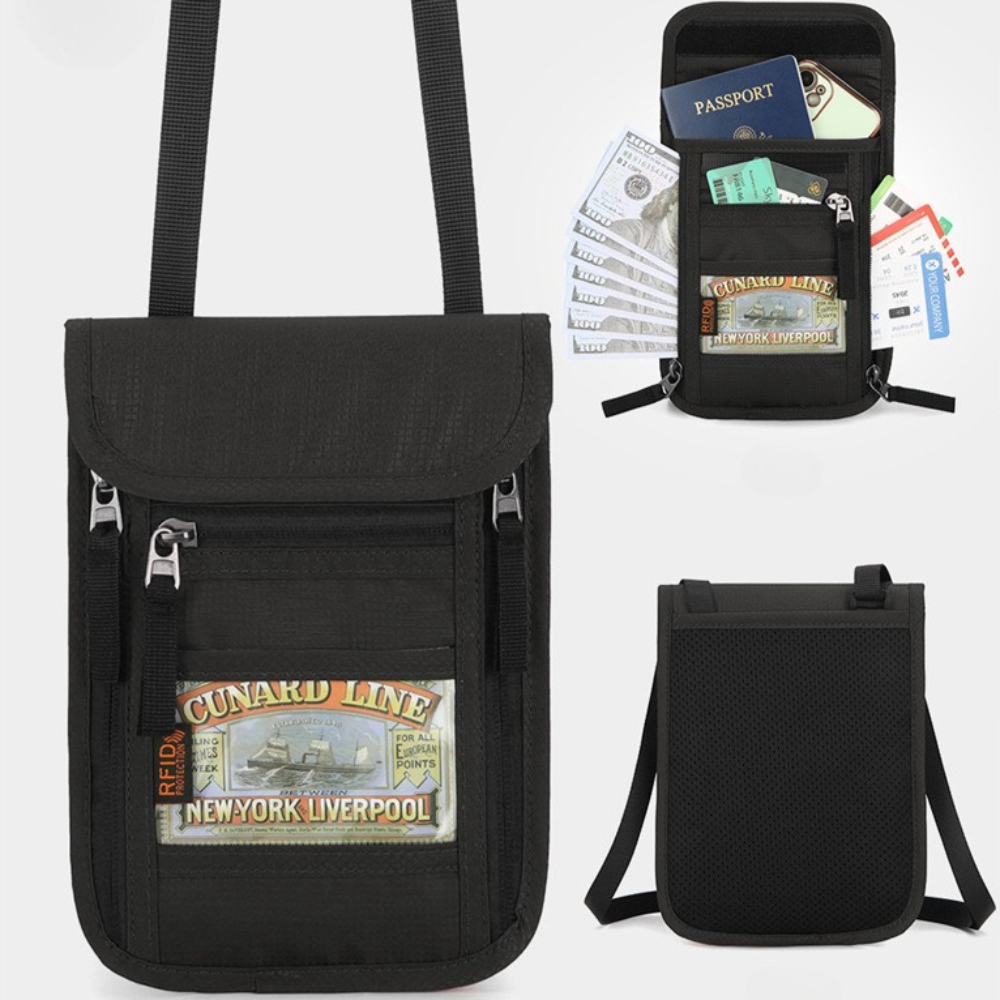 여행용 여권 파우치 넥 스트랩 티켓 ID 파우치 여권  - Passport Wallet Rfid 리뷰 및 가격