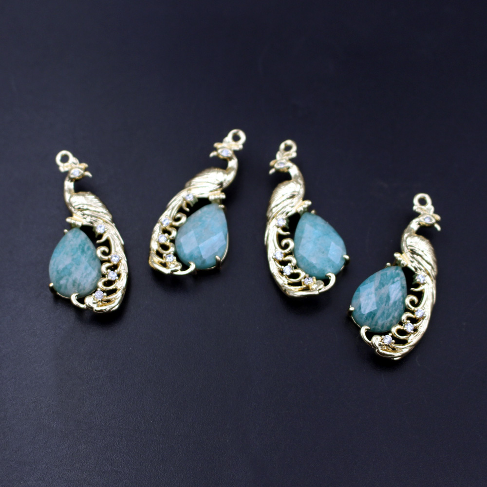 4pcs DIY 쥬얼리 액세서리 CZ 면처리된 드롭스  - Men'S Accessories Drop Shipping 리뷰 및 가격