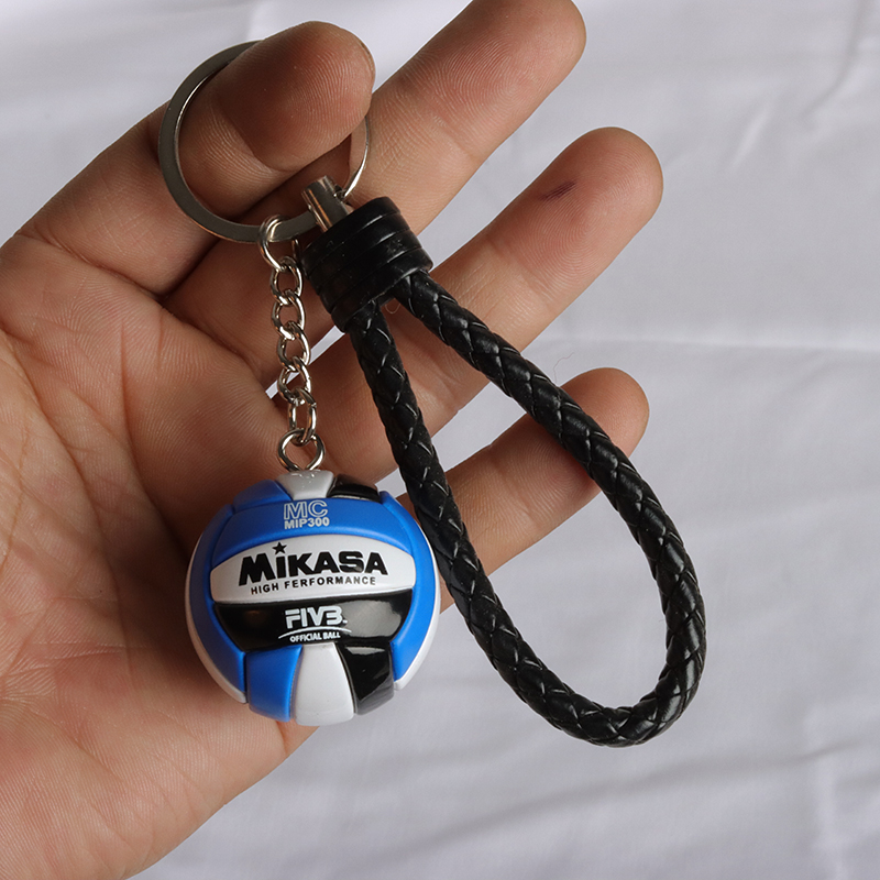 1pcs PVC 배구 키 체인 장식품 비즈니스 배구 남 - Men'S Volleyball Accessories 리뷰 및 가격