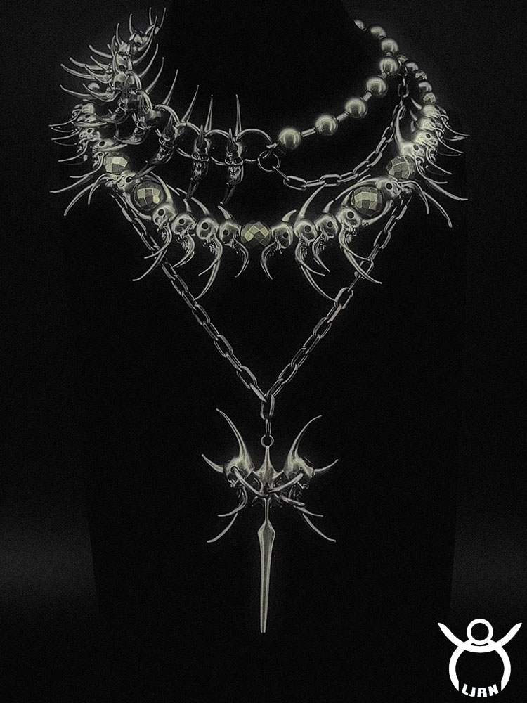 2025년 신상 펑크 목걸이 실버 컬러 메탈 유니섹스  - Men Accessories Neck Chain 리뷰 및 가격