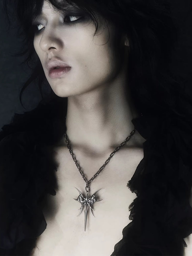 2025년 신상 펑크 목걸이 실버 컬러 메탈 유니섹스  - Men Accessories Neck Chain 리뷰 및 가격