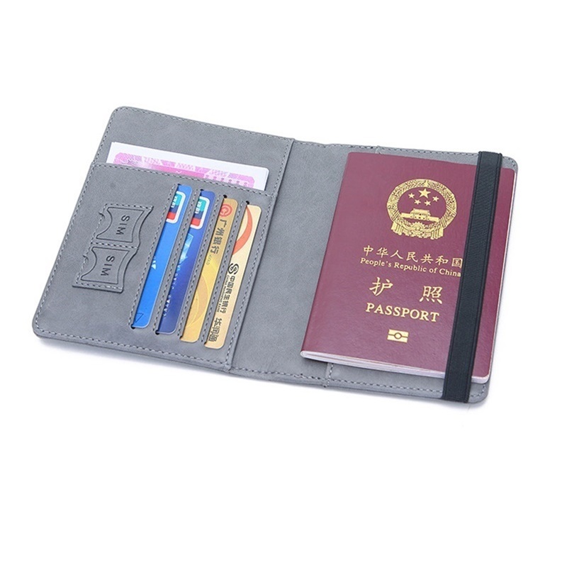 탄성 밴드 가죽 여권 커버 RFID 차단 카드 여행 여 - Passport Wallet Rfid 리뷰 및 가격