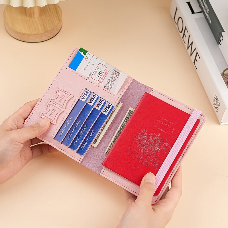 PU 가죽 여권 커버, 다기능 여행 서류 홀더 RFID - Passport Wallet Rfid 리뷰 및 가격