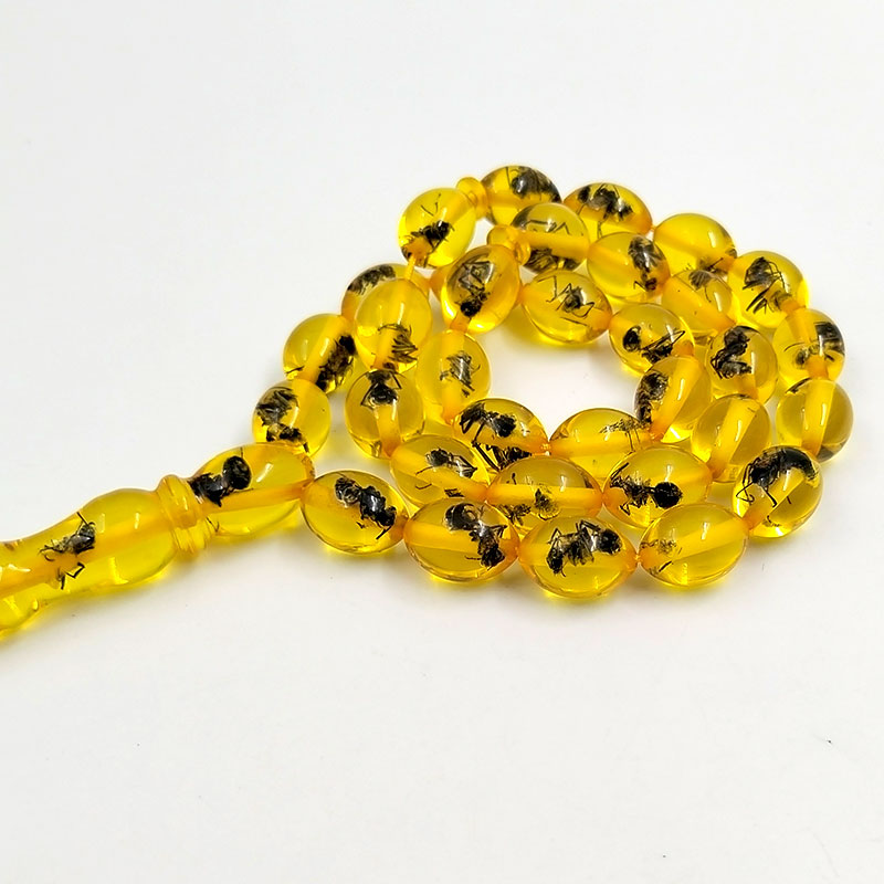 Tasbih 남성용 노란색 레진 진짜 곤충, 터키 미바 - Men Accessories Hk 리뷰 및 가격