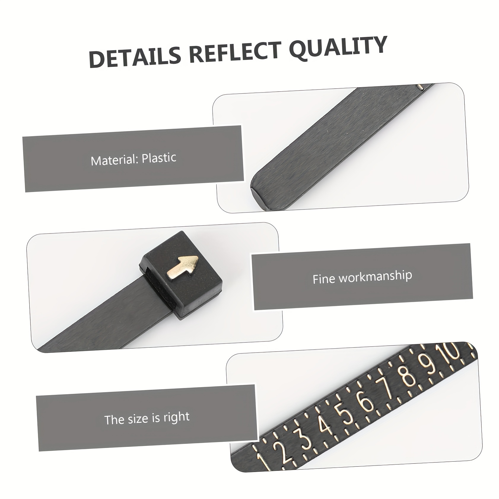 1pc 링 사이저, 남성과 여성을 위한 공식 영국/미국 - Men Accessories Hk 리뷰 및 가격