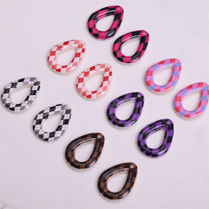 무료 배송 100 개/몫 색상 격자 무늬 패턴 인쇄 만 - Men'S Accessories Drop Shipping 리뷰 및 가격